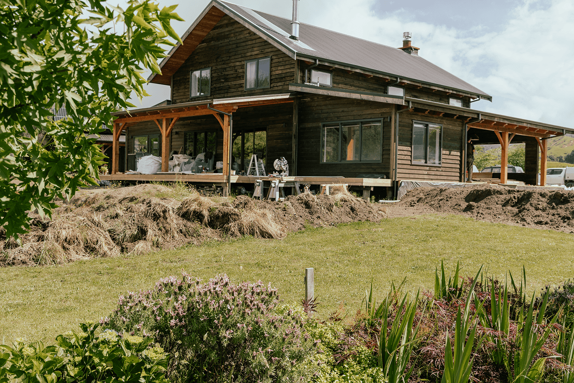 Large wide barn home timberframe in Hawke's Bay