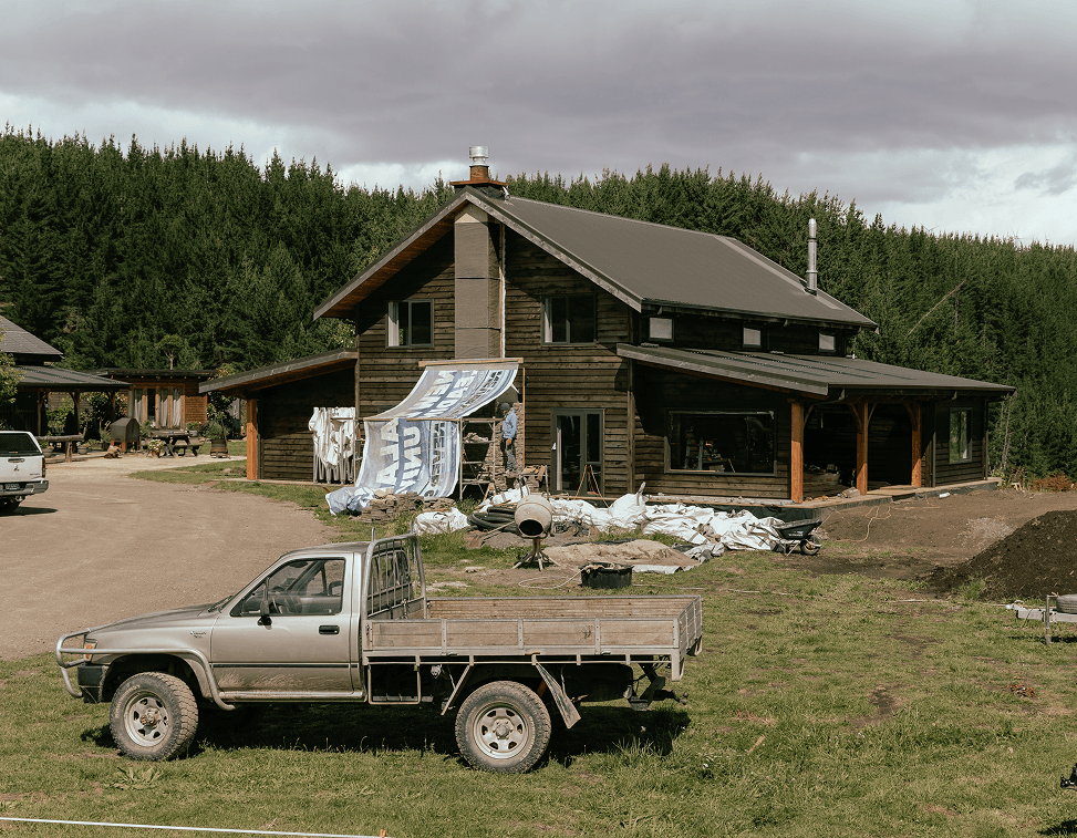 Large family barn home, timber frame hand made, NZ grown timber