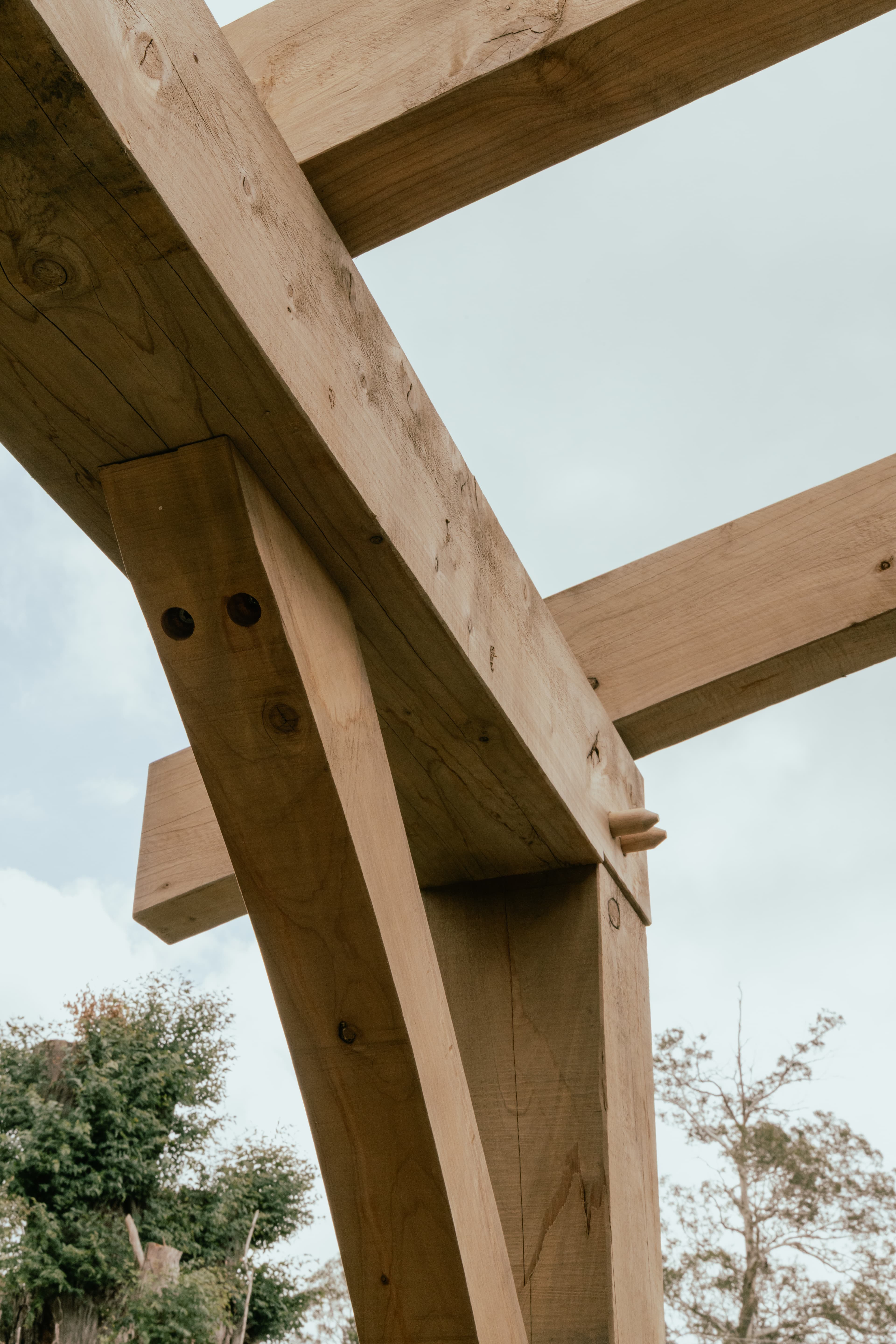 Mortise and tenon joinery on a legacy home in Hawke's Bay NZ