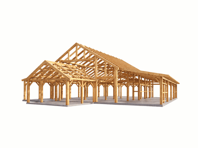 High-quality timber frame event barn construction in New Zealand