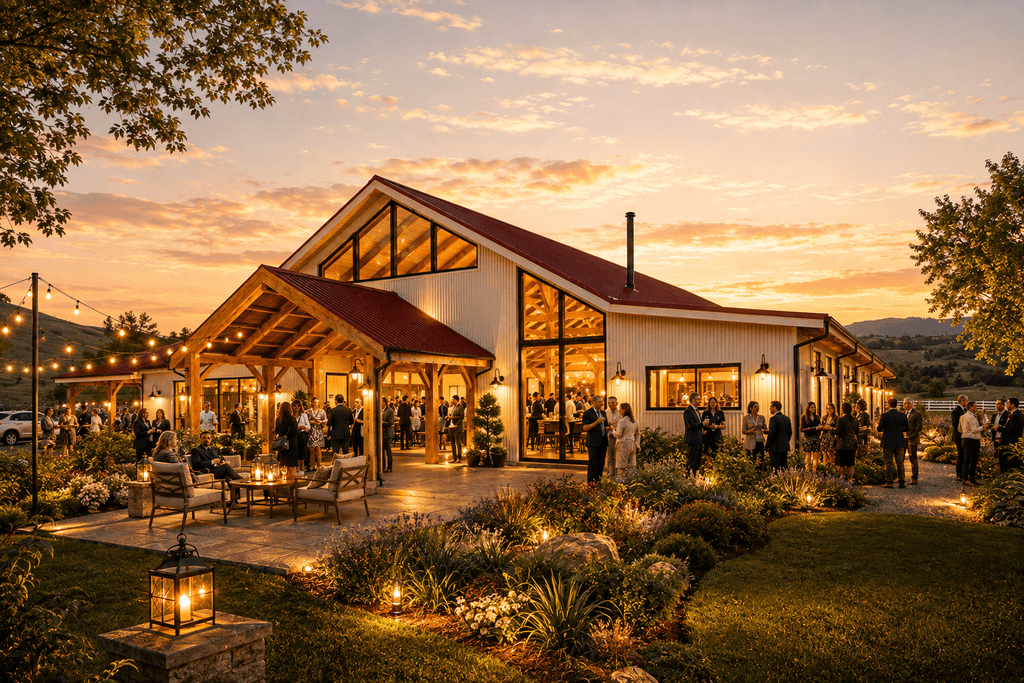 The ultimate event venue barn - timber frame, large breathtaking structure with wow factor