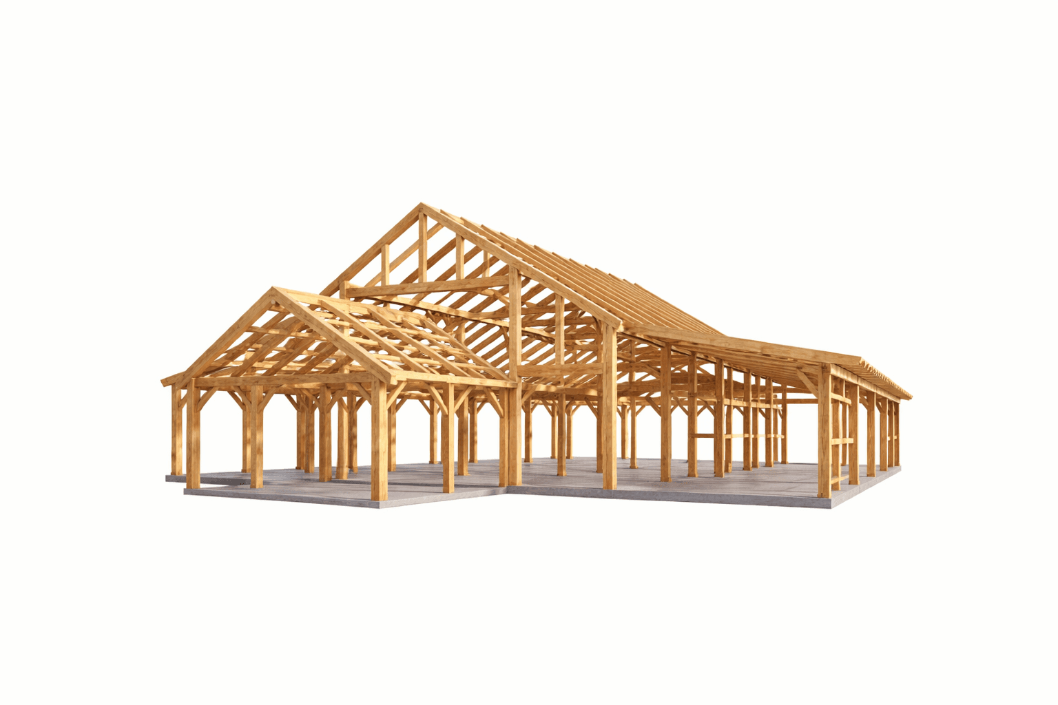 High-quality timber frame event barn construction in New Zealand
