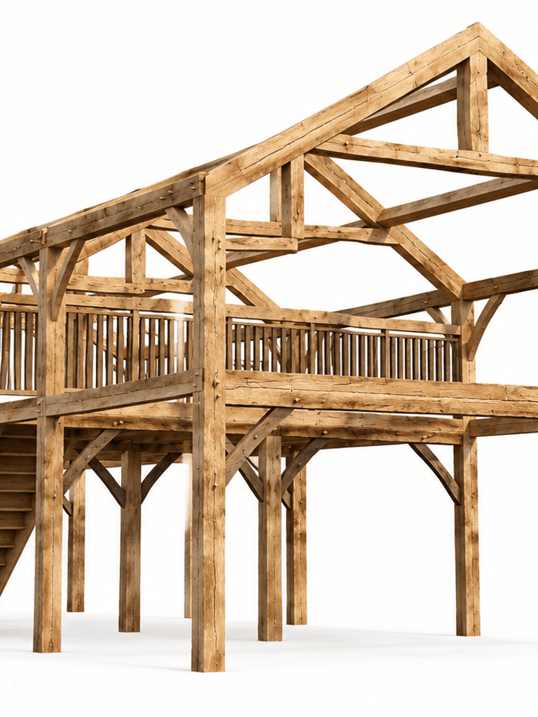 265m² two-storey timber-frame barn home in New Zealand with spacious veranda and flexible family living spaces