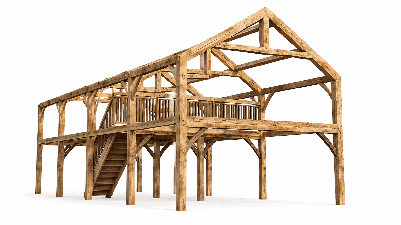 265m² two-storey timber-frame barn home in New Zealand with spacious veranda and flexible family living spaces