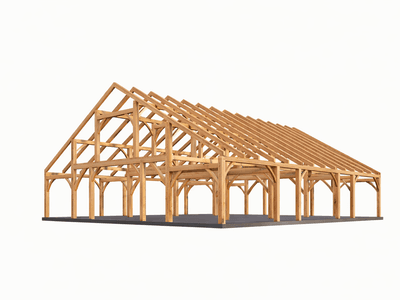 Reclaimed timber event venue barn with vaulted ceiling in New Zealand
