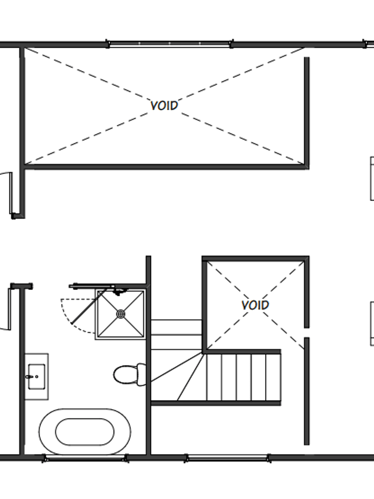 Barn townhouse floor plan development using New Zealand timber