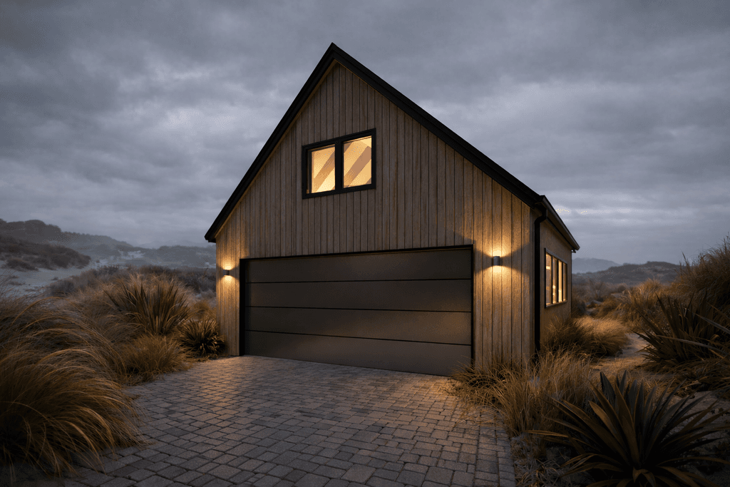 Reclaimed timber barn guest house with garage and bedroom suite. Secondary dwelling or Airbnb rental suited