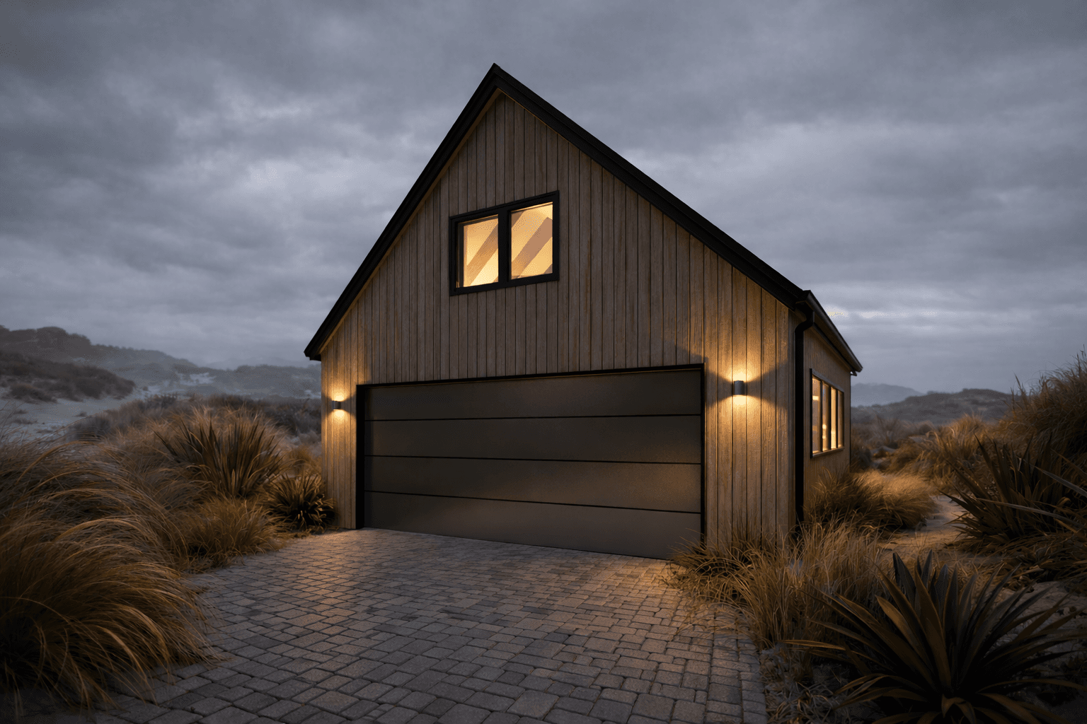 Reclaimed timber barn guest house with garage and bedroom suite. Secondary dwelling or Airbnb rental suited
