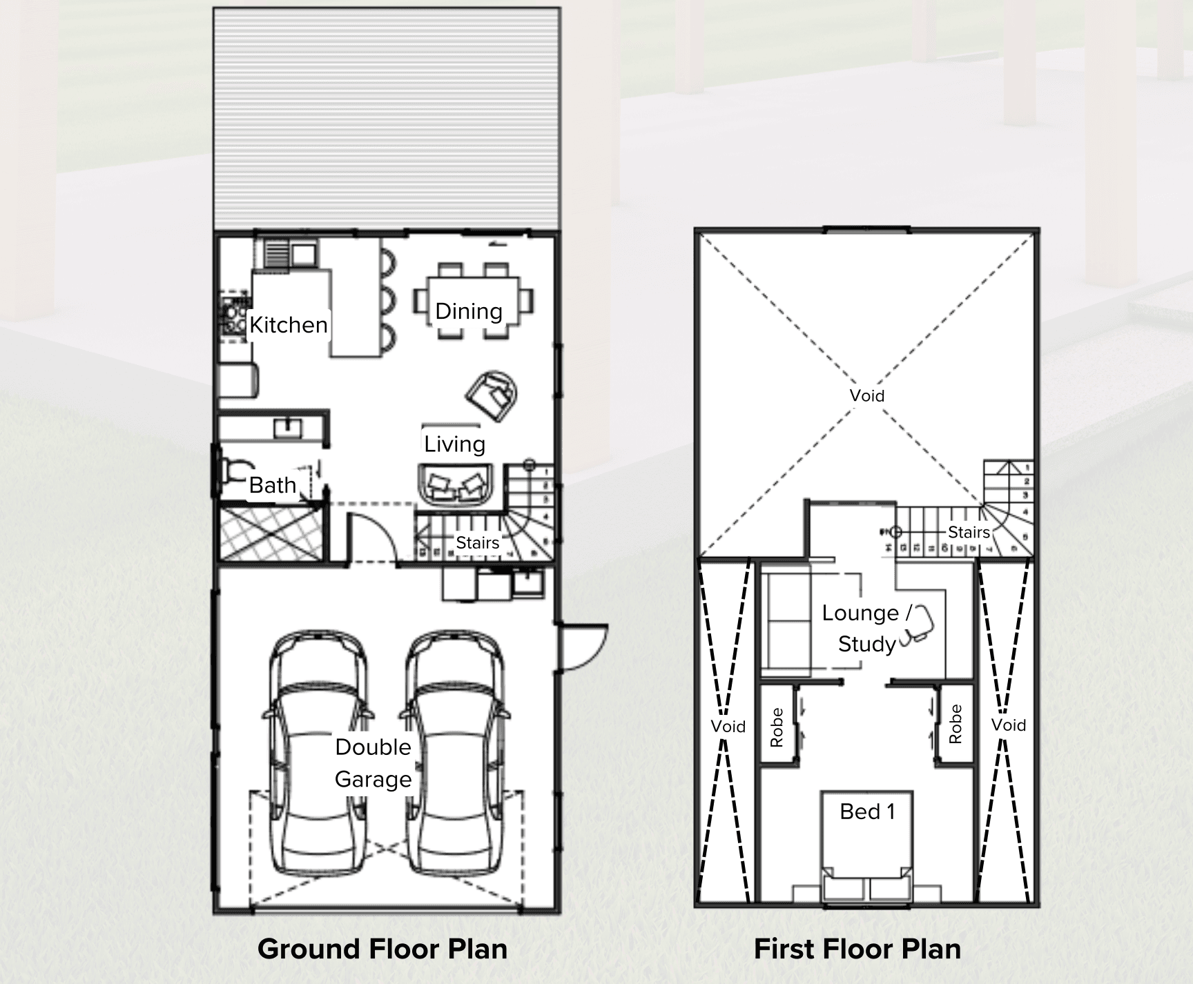 Timber frame guest house exterior modern barn style floor plan