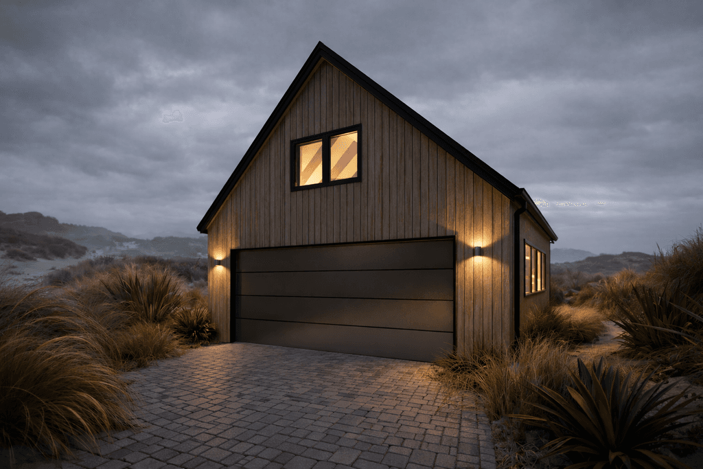 Reclaimed timber barn guest house with garage and bedroom suite. Secondary dwelling or Airbnb rental suited