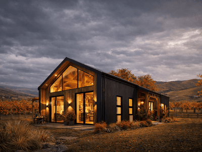 Luxury timber frame barn home with soaring vaulted ceilings, ideal for large families and modern barn living.