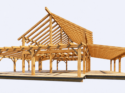 Timber frame family home with generous verandas and adaptable 3–4 bedroom layout
