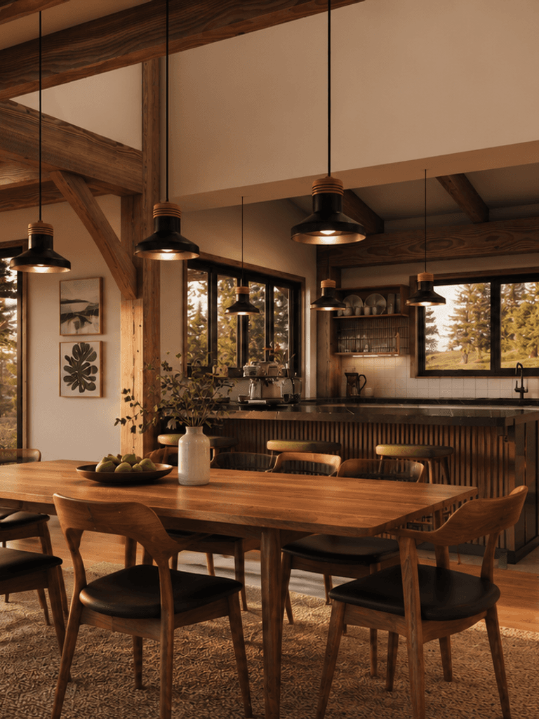 Handcrafted post and beam barn home in New Zealand timber designed for rural and country living