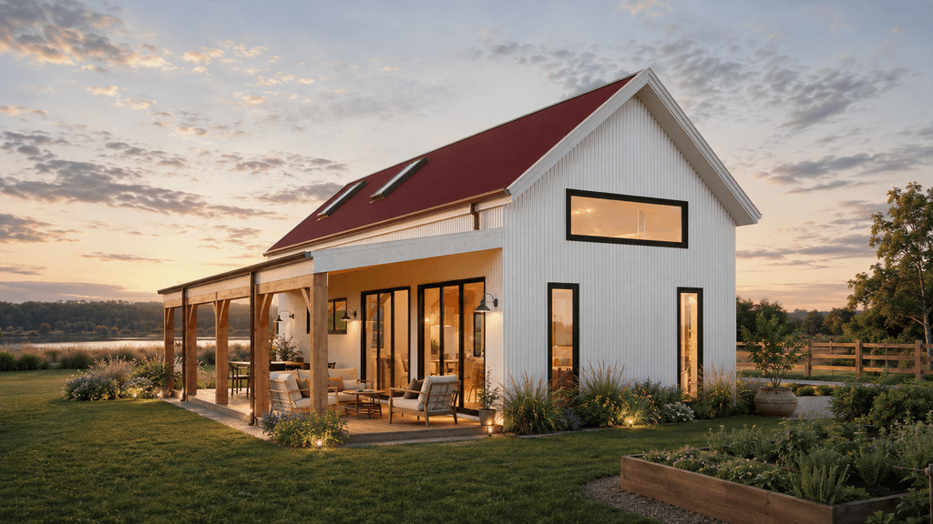 1 bedroom timber frame barn home for downsizers exterior