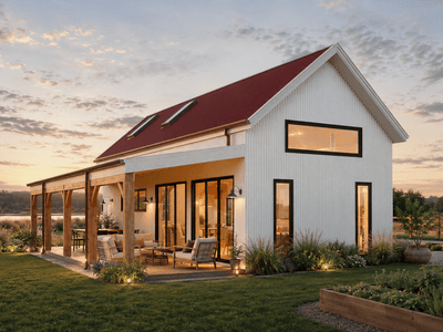 1 bedroom timber frame barn home for downsizers exterior