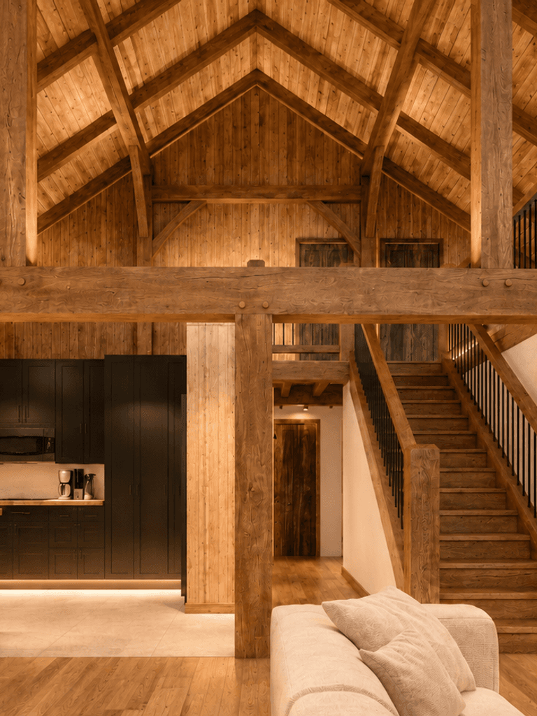Spacious 224m² timber frame home designed for rural living with customisable interior layout