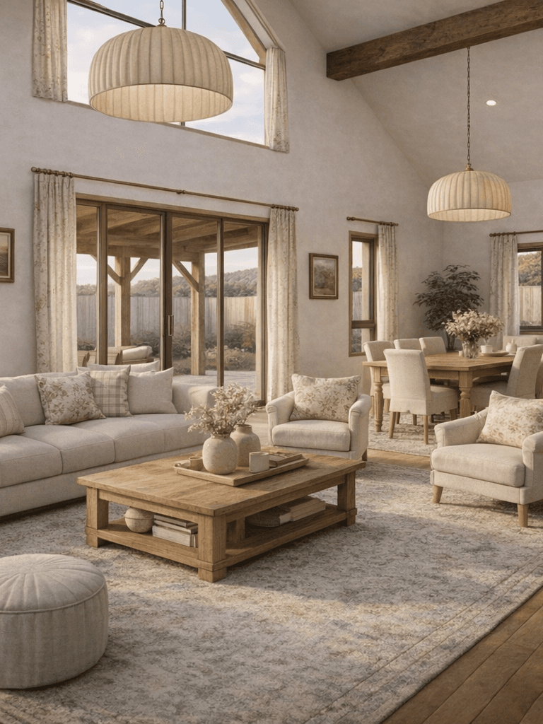 Energy-efficient timber barn house with airtight SIP construction for year-round comfort