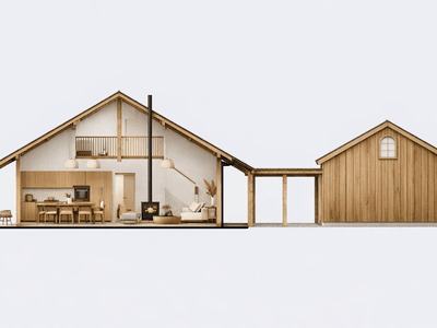 FirstFrame hybrid barn home offering superior insulation and reduced build costs