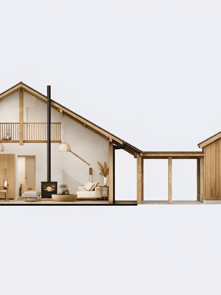 FirstFrame hybrid barn home offering superior insulation and reduced build costs