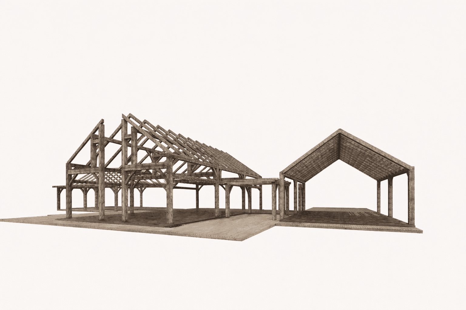 Large timber frame home, elegant design, spacious outdoor areas, NZ made timber