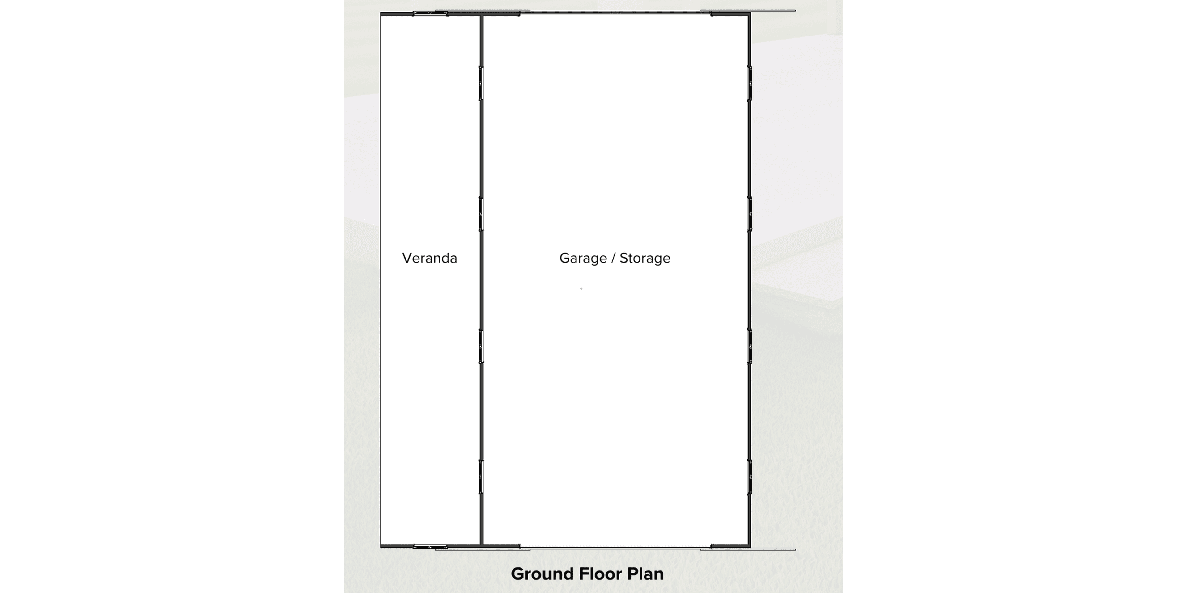 Event venue barn with exposed timber beams and large open hall "The Origin"