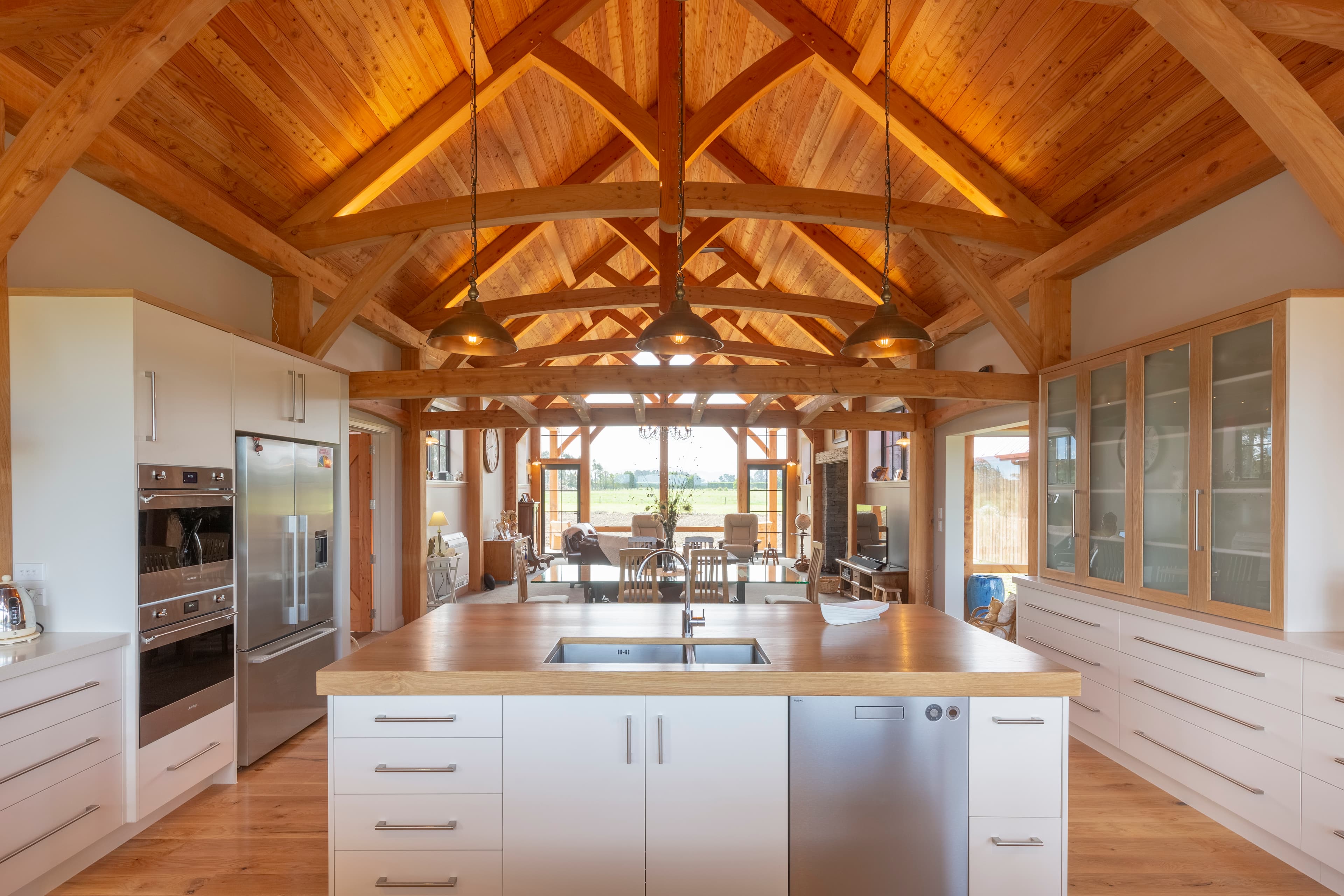 Add value to a home with bespoke timber trusses