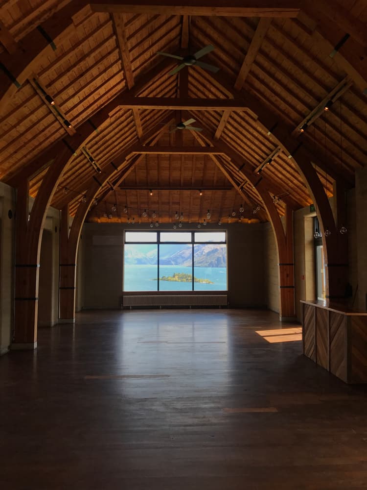 Bespoke timber frame barn wedding venue for wineries and high-end events - Rippon Vineyard