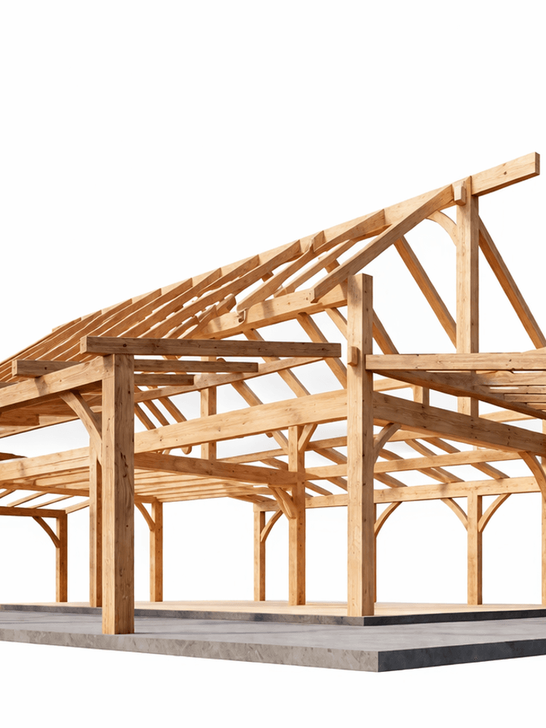Minimalist timber barn home 