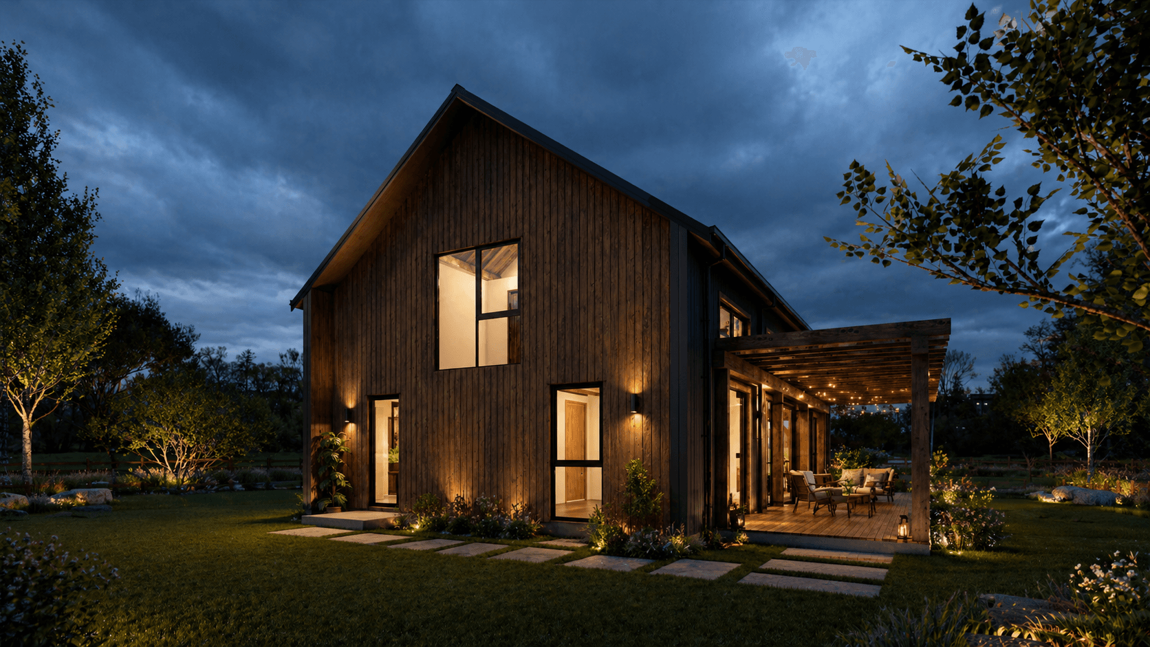 Modern New Zealand barn style home for couples wanting extra living space