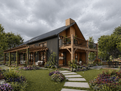 High-end modular barn home New Zealand with expansive indoor outdoor flow