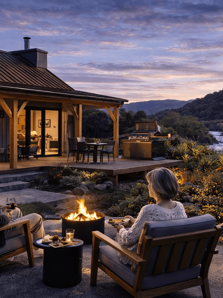 Small timber barn home in New Zealand with traditional mortise and tenon joinery