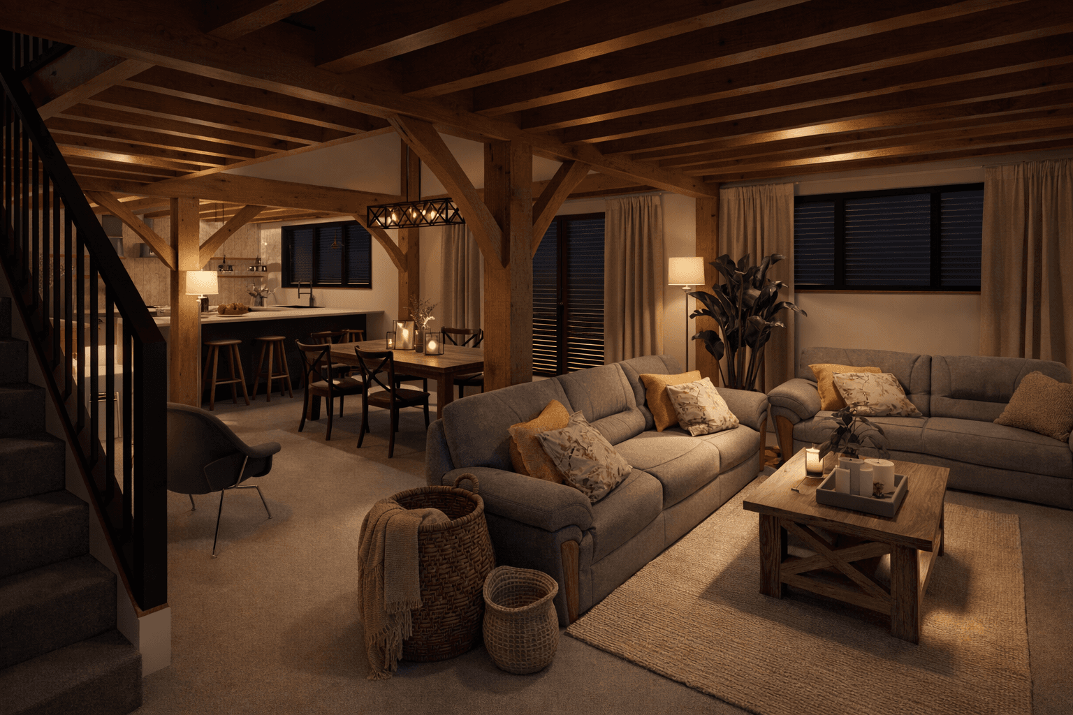 Elegant townhouse timber frame living in New Zealand