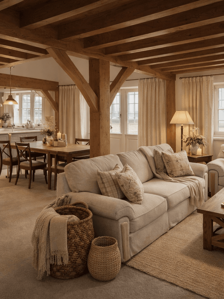 Architecturally bold timber frame townhouse design with light-filled interior and high vaulted ceilings