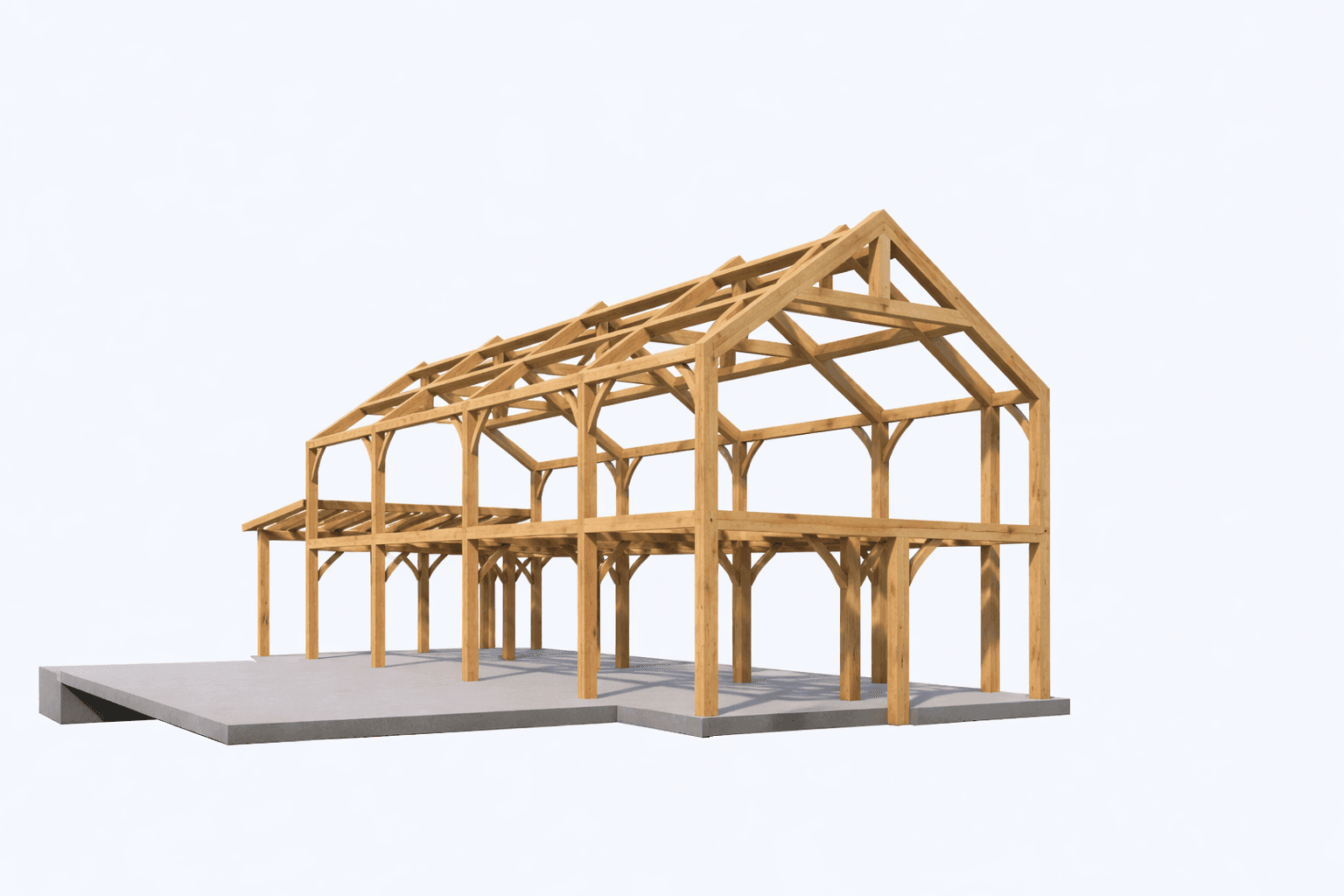 Spacious modern townhouse with timber frame