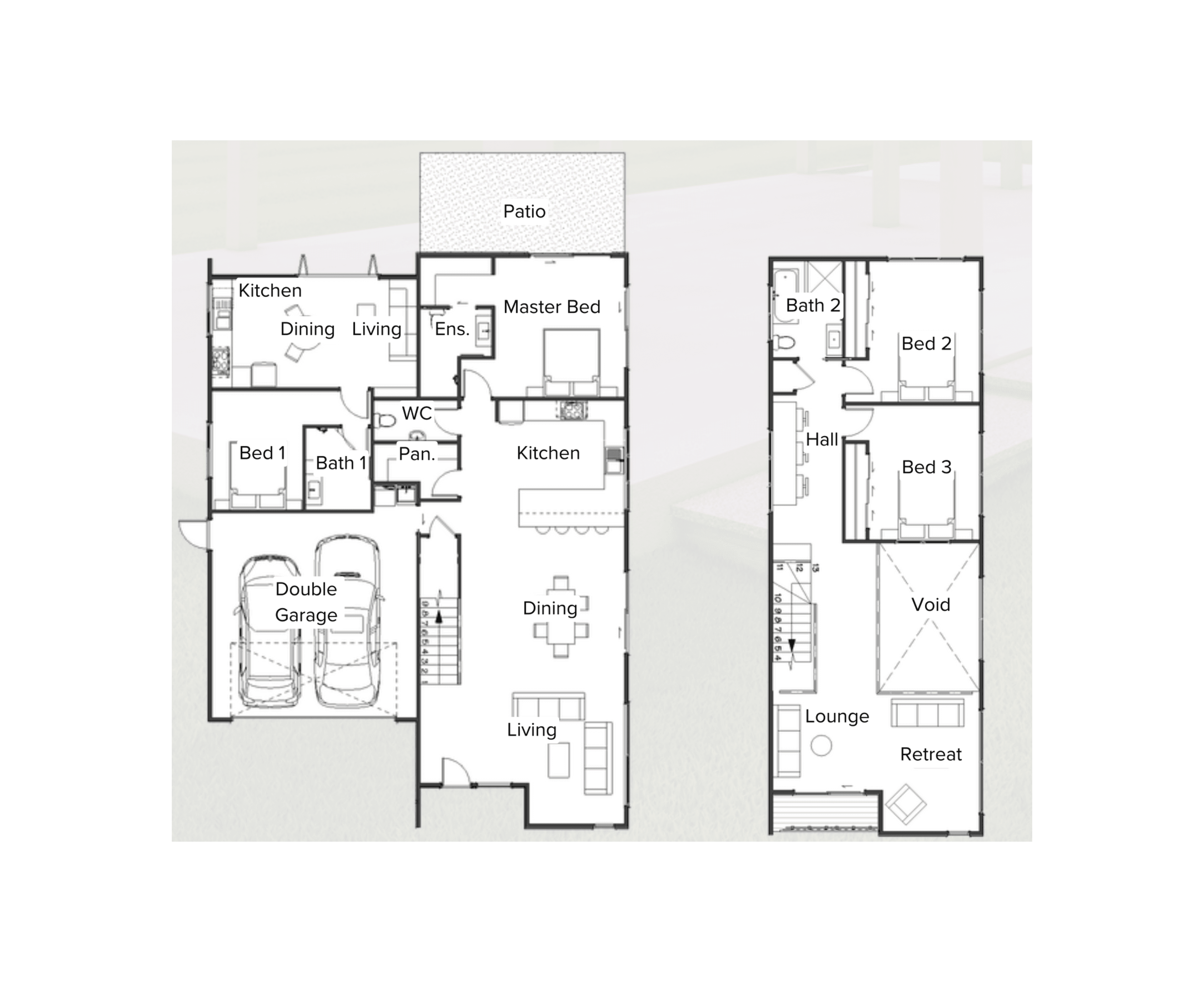 Premium timber barn home townhouse floor plan designed for lifestyle and longevity