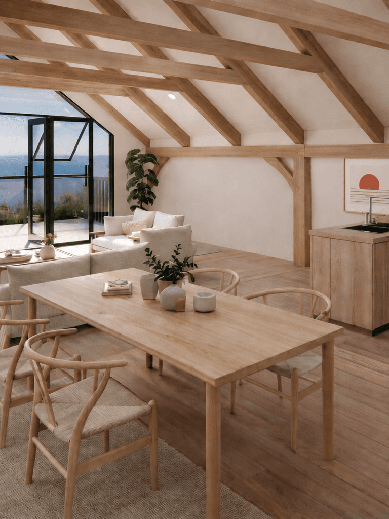 Montana 6m x 12m timber frame holiday barn with master bedroom, bunkroom, and spacious verandah designed for luxury retreats, family getaways, and premium Airbnb accommodation