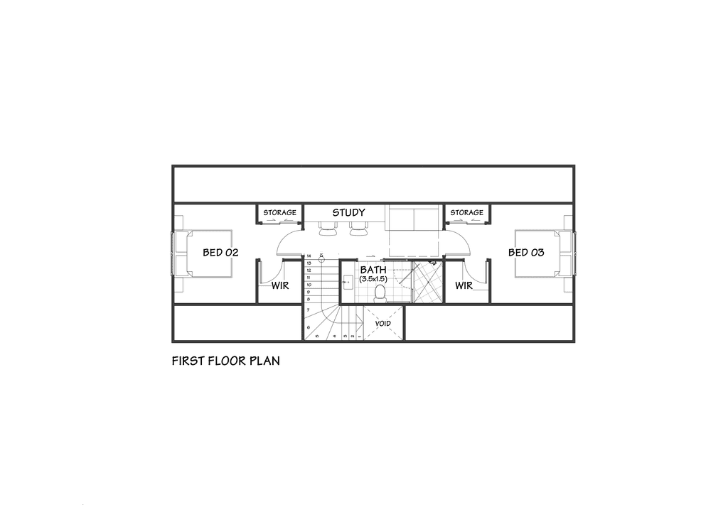 Heritage-inspired timber frame home floor plan with modern carriage house design