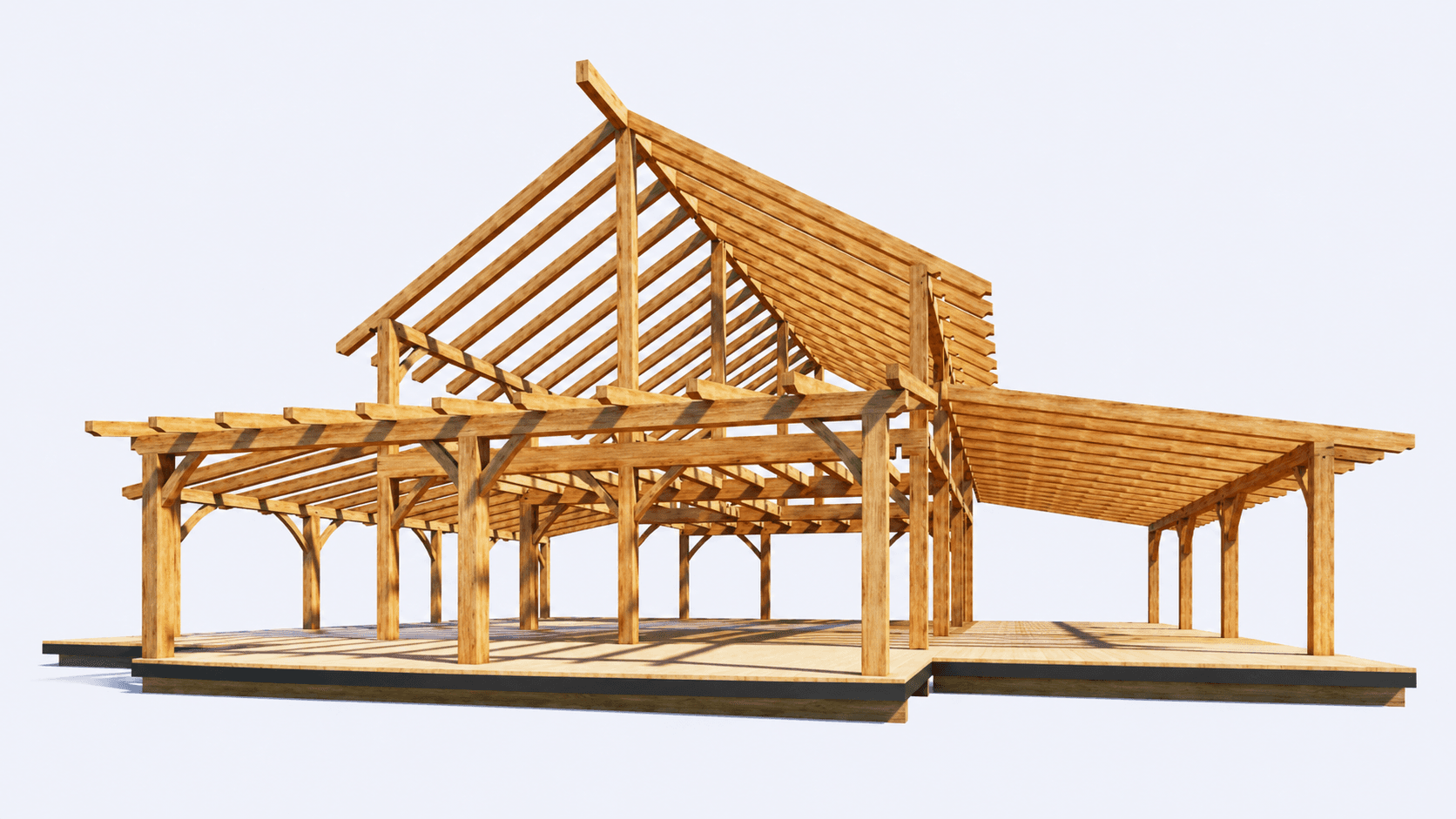 Timber frame family home with generous verandas and adaptable 3–4 bedroom layout