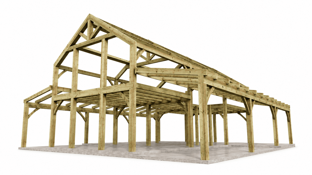 New Zealand timber barn home with spacious open-plan living and customisable floor plan options