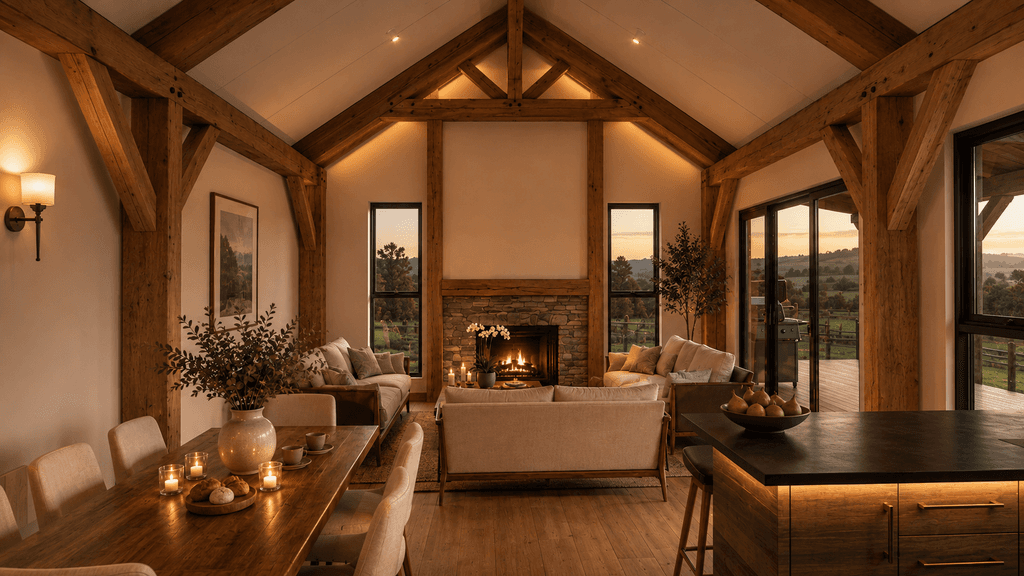 100m² small timber home with covered veranda