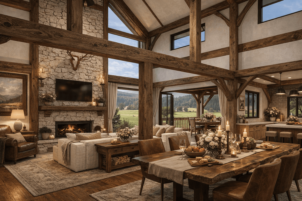 Luxury multi-generational timber home in NZ