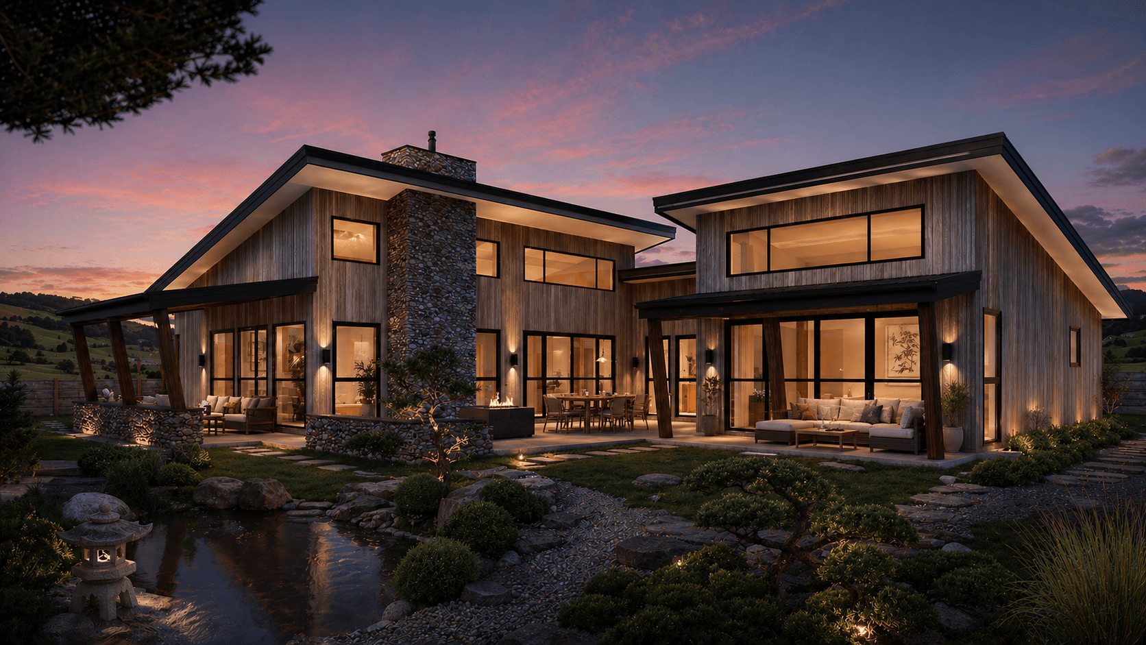 Premium timber frame monopitch home with spacious interior and energy efficient design