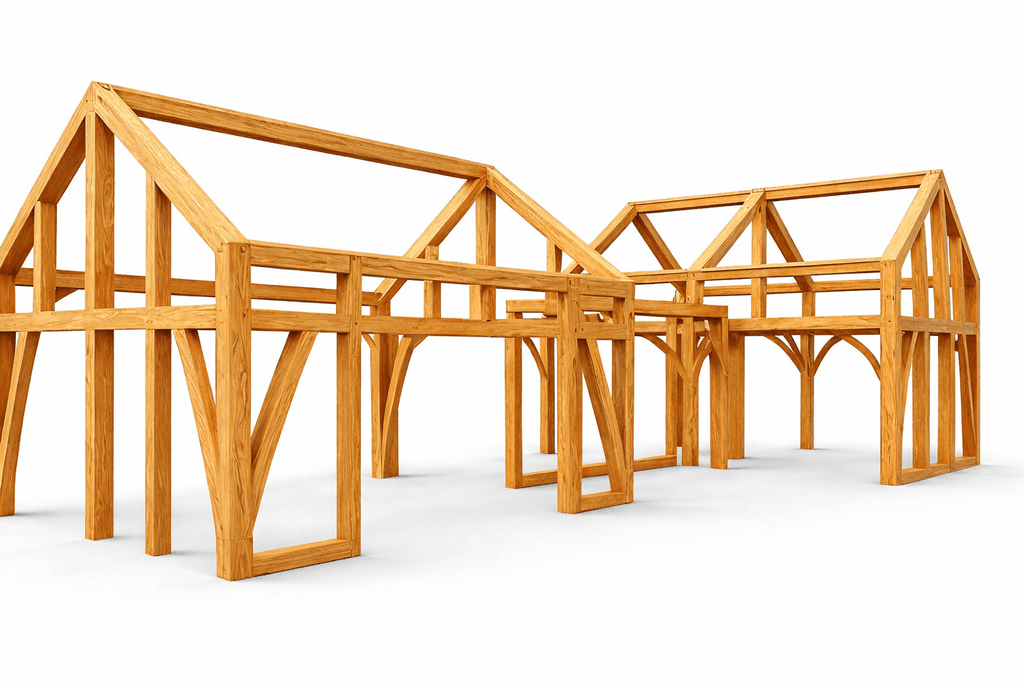 Two-bedroom SIP secondary dwelling with linkway connection and airy loft space for kids