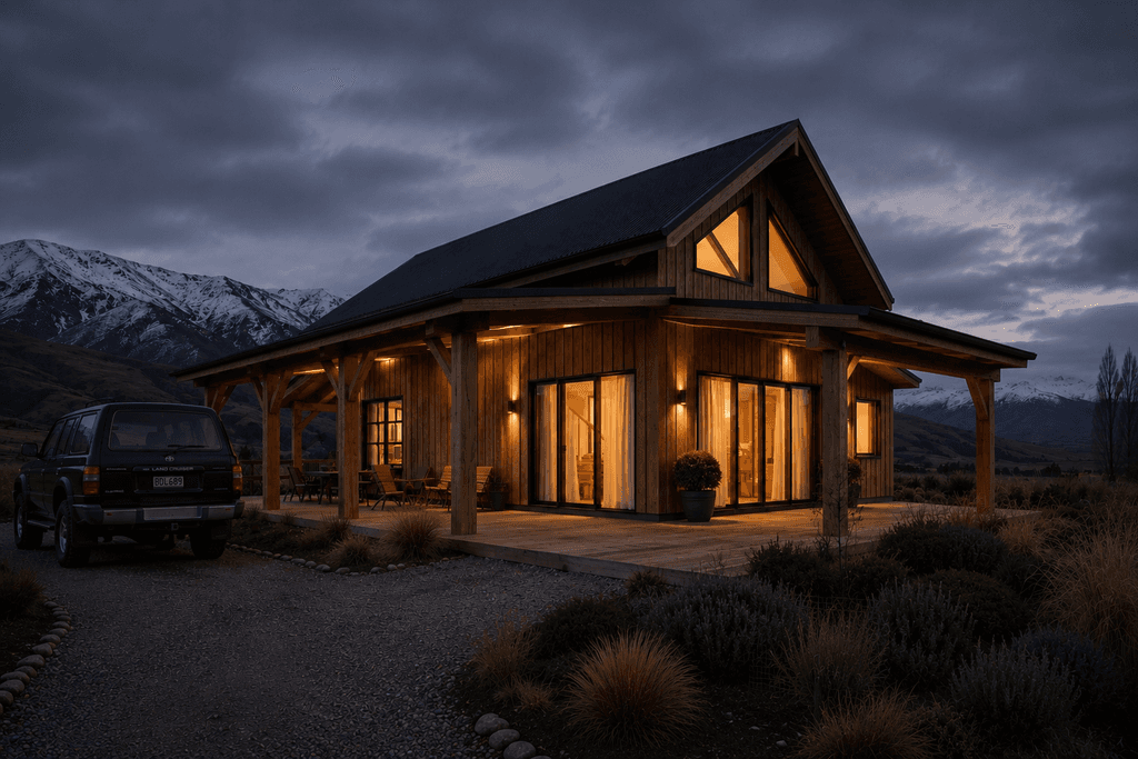 Small timber barn home, small home great for a holiday home or Airbnb rental, made from NZ timber