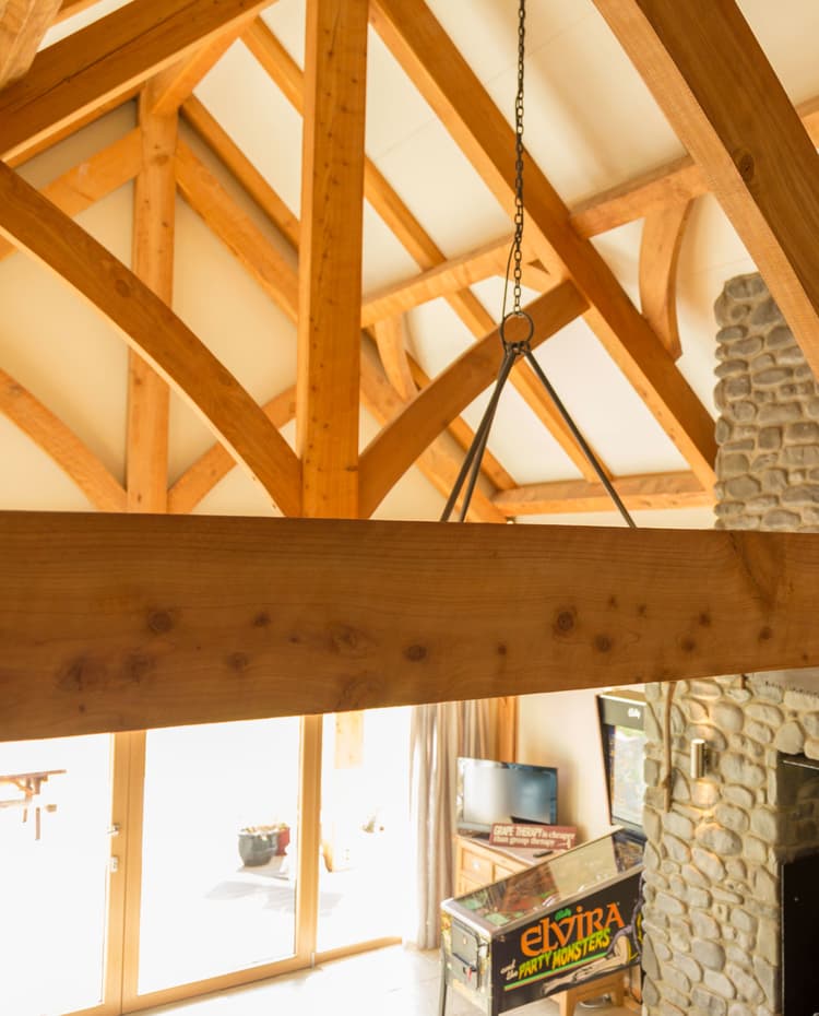 Timber trusses in use by successful hospitality operators to add "wow" factor to a space in a cost factor fashion