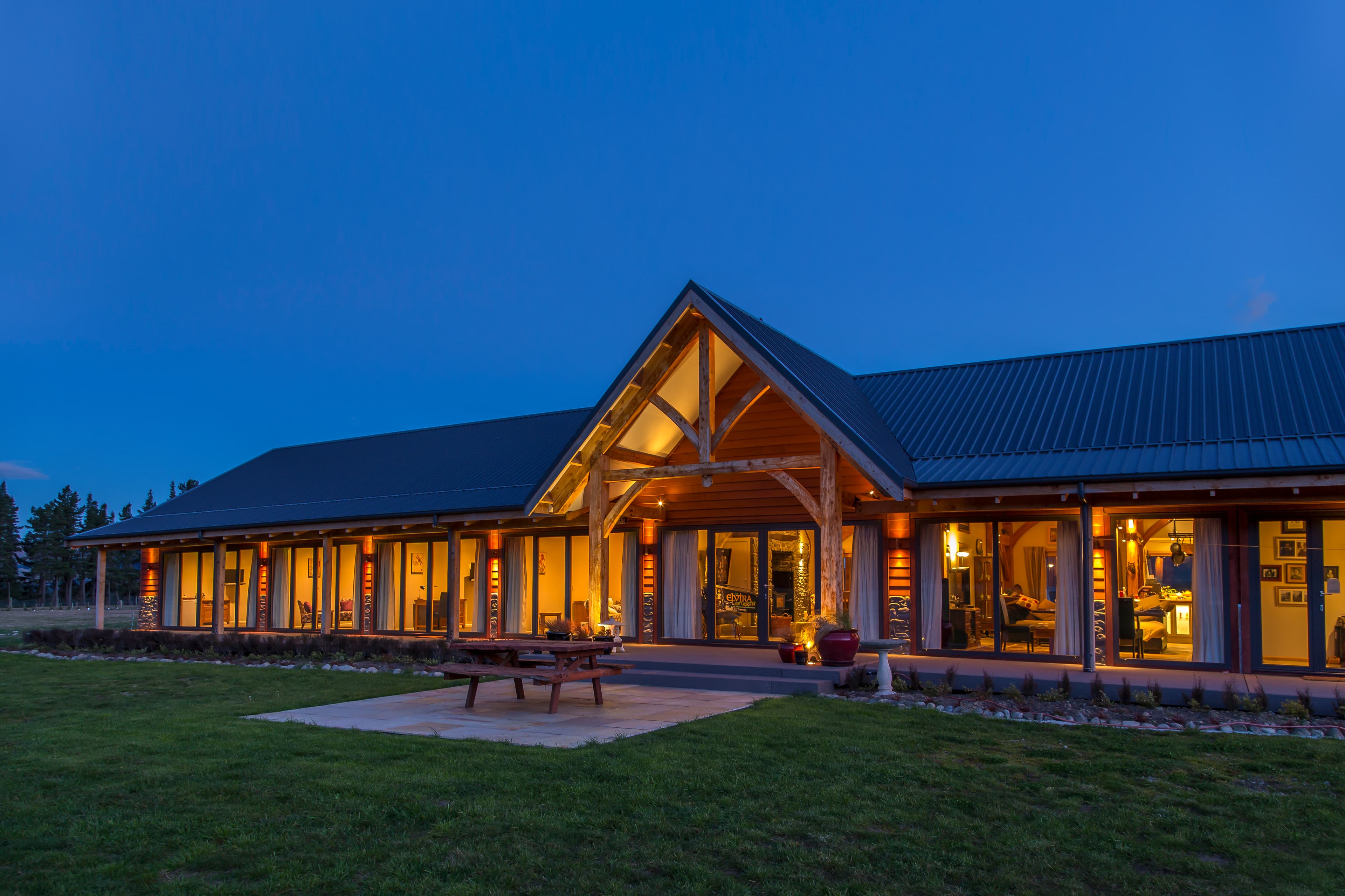 Bespoke alpine retreat built with traditional timber framing and precision joinery exterior