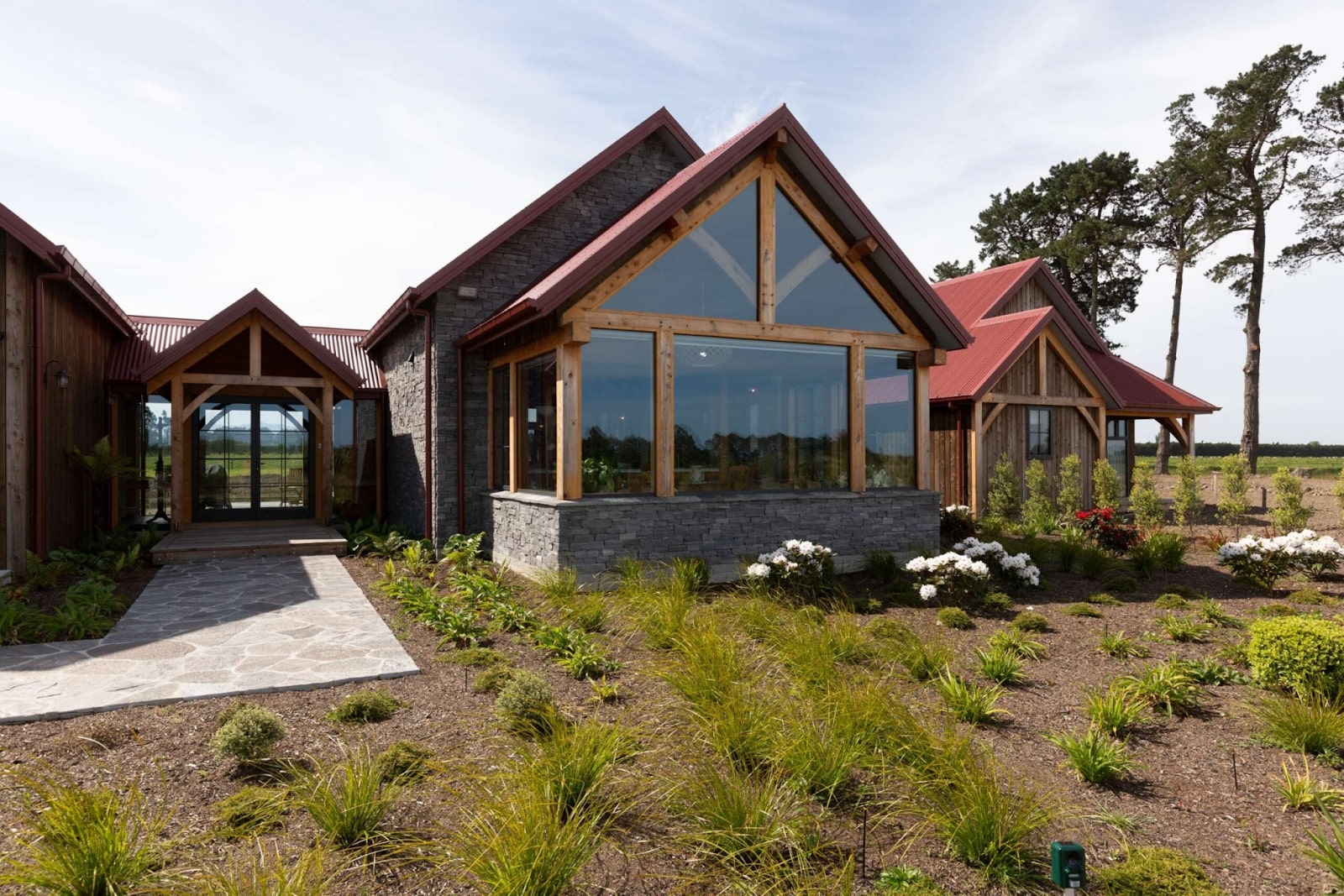 Cladding ideas for a modern barn home